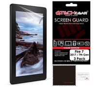 [3pcs] TECHGEAR® Fire 7" /Fire Kids 7" (7th Gen/2017 Release) Screen Protectors