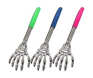 3Pcs Telescoping Back Scratcher Extendable Telescope Portable Extendable Back Scratchers (Purple, One Size)