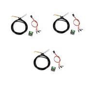 3PCS Temperature senosr Waterproof with PCB Adapter and Digital Sensor Cable for Temperature