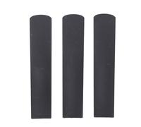 3PCS Tenor Saxophone Reeds Resin 2.5 Strength Black Color Tenor Saxophone Mouthpiece Reeds for Practice Professional Student Jazz Musicians