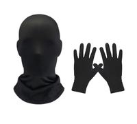3Pcs the Mask Costume, Halloween Mask, Masks Costume Full Black Mask Full Face Cover, Halloween Masks for Cosplay Halloween Party Costume Drag Party Unisex Men Women