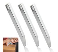 3Pcs The Mighty Bar, Pry Bar Stainless Steel EDC Tool,Mighty Bar Keyring Mini Pocket Prybar for Everyday Carry Keychain Multitool