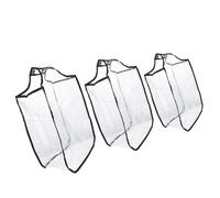 3pcs Thickened PVC Suitcase Covers Set (20/22/24 inch) Waterproof Dustproof Luggage Protectors for Travel Suitcases