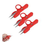 3PCS Thread Snips, Crochet Sewing Scissors, Small Fabric & Yarn Scissor Stainless Steel Clipper Nippers Embroidery Snippers for a Variety of Materials, Fishing Line
