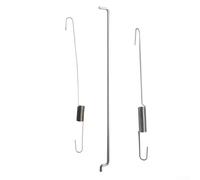 3Pcs Throttle Governor Link Rod & Speed Control Spring Set for 168F 170F 2KW-3KW Generator Engine Parts, Wear Resistant Iron Kit