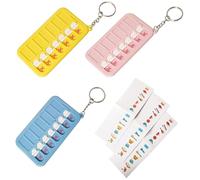 3pcs to Do List Checklist Board, Chore Chart Memo Board Reusable Schedule Board Daily Planning Tool Keychain