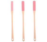 3Pcs Toe Cleaning Brush Ergonomic Itch Foot Scrubber for Seniors Soft Rubber Foot Care Tool for Thorough Cleaning Between Toes and Hard to Reach Areas Portable