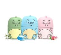 3Pcs Toilet Bowl Cleaners Cute Cartoon Scented Toilet Bowl Cleaner With Drawstring Last For 90 Days For Bathroom