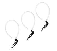 3Pcs Toilet Fill Gate Repair Kits Hoses with Clip for 100, 200, 200A, 400A Toilet Water Refill Hose and Clamp Toilets Repair Kits Inside Tanks