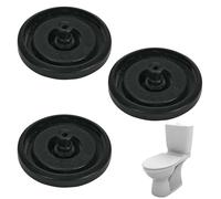 3Pcs Toilet Fill Valve Seal Replacement Set, Universal Replacement Rubber Ball Valve Washers, Toilet Cistern Diaphragm Washer, Standard Toilet Cistern Seal Replacement Kit for Float Valve Flush Valve