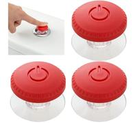 3pcs Toilet Flush Button Cistern Flush Replacement Toilet Tank Button Aid Toilet Flush Press Button Toilet Press Tool Toilet Accessories