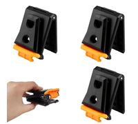 3Pcs Tool Belt Clips, Heavy Duty Replacement Clips for Pouch and Tool Belt, Cliptech TOU-CT Toughbuilt Pouch Accessories, Ideal for Electricians and Carpenters