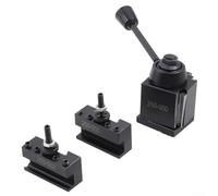 3Pcs Tool Holder for Lathe Tools, Quick Change Tool Post Set Compatible with 7x10" 7x12" 7x14" Mini Lathes, Models 250-000 250-001 250-002 for Efficient