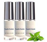 3Pcs Tooth Polish, White Tooth Paint, Portable and Long-Lasting, Brightens and Polishes Teeth in Minutes, Effectively Removing Stains
