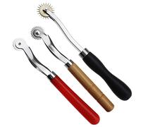 3PCS Tracing Wheel Sewing Tool Needle Point Tracing Wheel Stitching Wheel Tool for Leathercraft Professional Stitch Marking Spacer