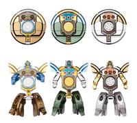 3PCS Transformable Fidget Toys, Stress Relief Sensory Toys, Dual-Mode Robot, High-Speed Rotation, Birthdays Gifts Party Favors for Boys Girls Classroom Prizes Travel