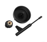 3PCS Transmission Fluid Adapter Kit for Mercedes 9-Speed Auto(3-piece Set) | Fits for C for E for S Class, 9-speed 725.0 trans, drain fill functions, black nylon build, easy install