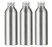 3Pcs Travel Bottles Aluminium Sample Bottles 3.4 Oz Refillable Travel Lotion Container with Aluminium Screw Cap Leakproof Empty Toiletry for Shampoo Lotion Handsoap..