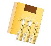 3Pcs Travel Friendly Set Thermal Sensitive Lipsticks Offering Three Shade for Various Occasions Color Changing Lipstick