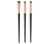 3pcs Travel Makeup Brush Set Eyeshadow Brushes Portable Cosmetic Brushes For Lashes Eyeshadow Travel Makeup Brush Set