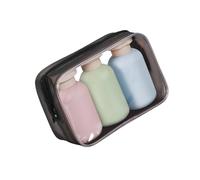 3PCS Travel Size 100/200/300ML Ergonomic Leakproof Squeeze Bottles Refillable Containers For Shampoo Lotion And Cream Leakproof Travel Containers