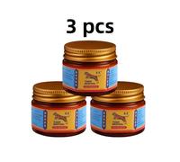 (3pcs) Tress pcs Tiger Balm Red Oil for Joint & Muscle Relief- Deep Penetrating Moisturizer with Vitamin E& Olive Oil, Non-Greasy Formula