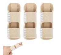 3PCS Trigger Finger Splint Adjustable Support Trigger Finger Splint for Arthritis Mallet Broken Knuckle Straightening Sprained Tendinitis Fit for All Fingers (Skin Color)