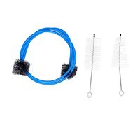 3Pcs Trumpet Cleaning Kit Durable Plastic Nylon Flexible Straw Valve Brushes Mouthpiece Valve Brush Snake Brush for Trumpet Maintenance Small Musical Instruments