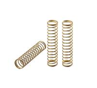 3pcs Trumpet Repair Parts Brass Springs for Woodwind Instruments Durable and Lightweight Trumpet Spring Golden