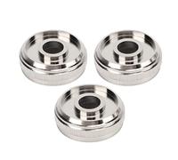 3pcs Trumpet Valve Hat, Metal Silver Screw Piston, Portable Trumpet Valve Hat, Suitable for Trumpet Replacement Musical(superstructure)