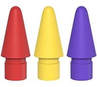 [3PCS] Tucana Replacement Pen Tip Compatible with Pencil 1st & 2nd Generation Color Nib, Yellow/Purple/Red