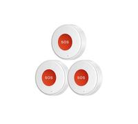 3Pcs Tuya WiFi SOS Button One Key Emergency Wireless Security Alarm Panic Device for Elderly Kids Home Life Remote