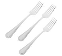 3pcs Two-Tine Dessert Forks Stainless Steel for Cakes and Appetizers