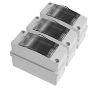 3pcs Two Way Ip65 Distribution Box Weatherproof Cover with Window