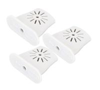 3pcs Ukulele Hole Humidifier White Abs with Sponge