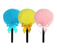 3Pcs Ultra Soft Fluffy Powder Puff Lollipop Shape Face Body Cosmetic Powder Puff Loose Powder Puffs Makeup Beauty Tool, 3 Colors