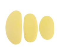 3Pcs Ultra Soft Silicone Pottery Rib Set - Multi-Style Pottery Shaping, Sculpting and Handbuilding Tool for DIY Pottery Projects, Yellow