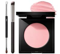 3PCS Under Eye Brightener, Under Eye Colour Corrector, Eyes Brightener With 2 Blending Brushes, Effectively Cover Dark Circles, Light To Medium Skin Tone, Easy For Daily Use