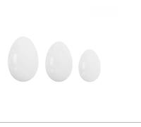 3Pcs Undrilled Yoni Egg Set Natural Jade Massage Egg Women Pelvic Kegel Exerciser Jade Massager,2