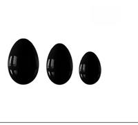 3Pcs Undrilled Yoni Egg Set Natural Jade Massage Egg Women Pelvic Kegel Exerciser Jade Massager,3