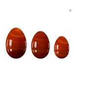 3Pcs Undrilled Yoni Egg Set Natural Jade Massage Egg Women Pelvic Kegel Exerciser Jade Massager,6