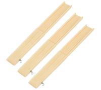 3pcs Unfinished Hand Fan Frame, 8.27 Inch Bamboo Ribs for DIY Crafting