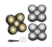 3PCS Universal 5 Blades Head shaver replacement heads Compatible with Freedom Gold shaver and mainstream shaver brands, Head Shaver Replacement blades