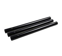 3Pcs Universal Adjustable Extension Pipe 32mm Telescopic Suction Rod Tube Wand Vacuum Cleaner Attachment Accessories(Black)