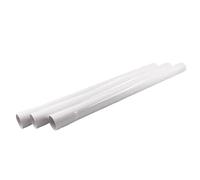 3Pcs Universal Adjustable Extension Pipe 32mm Telescopic Suction Rod Tube Wand Vacuum Cleaner Attachment Accessories(White)