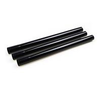 3Pcs Universal Adjustable Extension Pipe 32mm Telescopic Suction Rod Tube Wand Vacuum Cleaner Attachment Accessories(Black)
