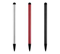 3Pcs Universal Phone Tablet Touch Screen Pen Stylus for Android,for iPhone, Stylus Pens Accessories Cell Phones and Accessories (Black Red Silver)