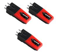 3pcs Universal Record Player Cartridge, Vinyl Turntable Cartridges Replacement Diamond Stylus Needle Turntable Needle Record Player Needle for LP Phonograph, Victrola, ION, Crosley
