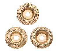 3Pcs Upgraded Wood Carving Disc Set for Angle Grinder, Shaping Wheel Grinding Shaping for Cutting Fine Processing