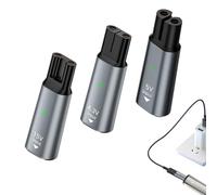 3Pcs USB-C Charger for Phillips USB-C Shaver Adapter Set USB-C Shaver Charger Adapter Transfer Head Lightweight Portable Wide Compatibility for Philips QP2520 QP2620 MG3730 MG5730 BT3206 Etc